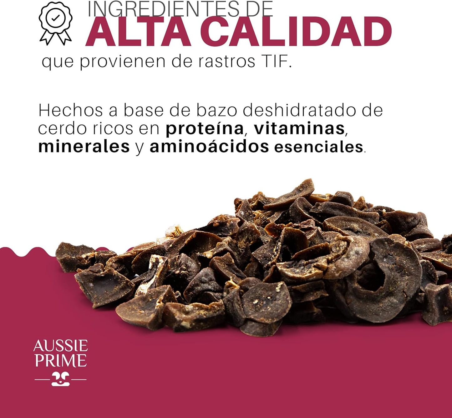 Premios para Perro – Bazo de Cerdo Deshidratado – 250gr