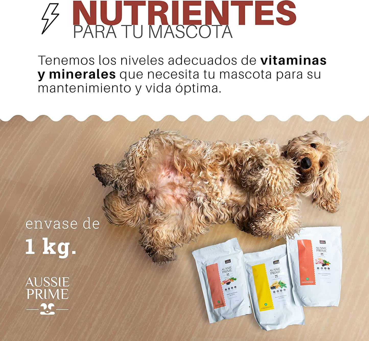 Alimento Deshidratado sabor Cerdo en Pouch (1 Kg)