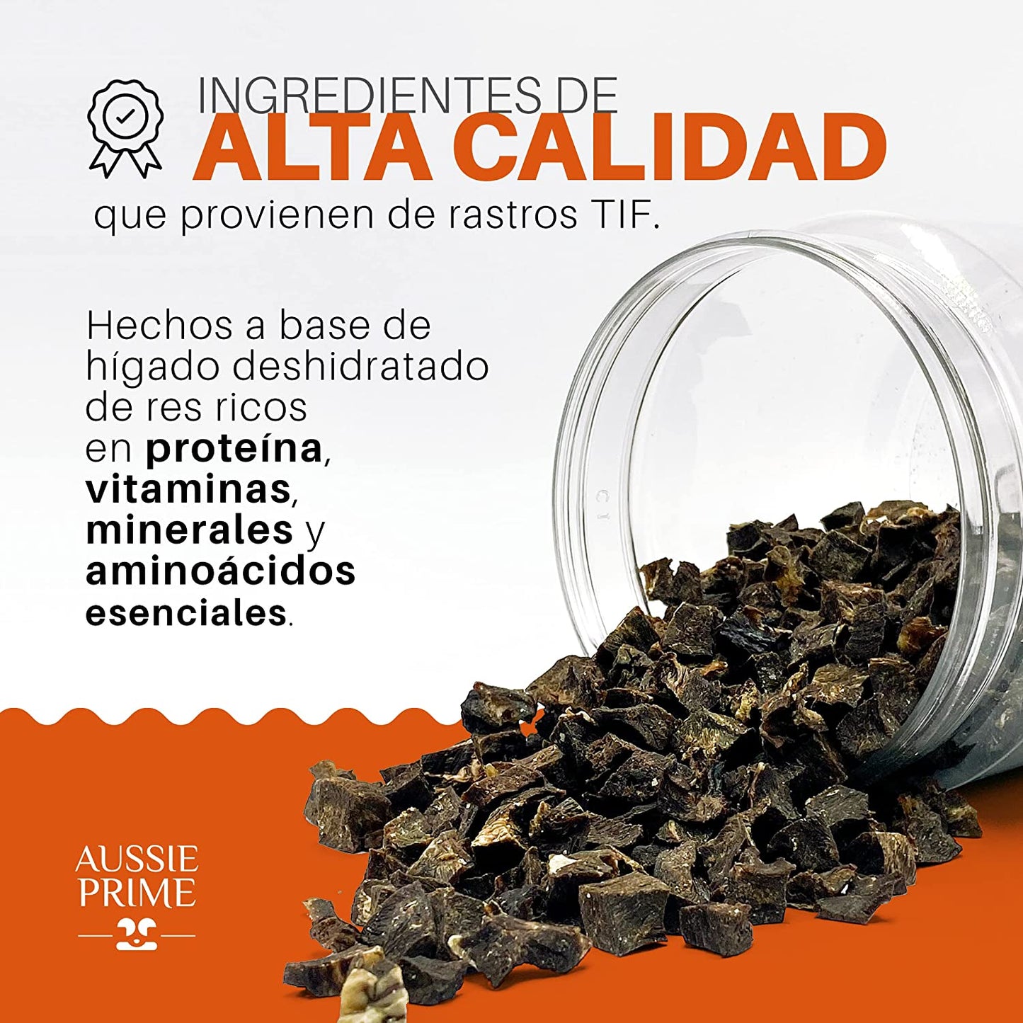 Premios para Perro – Hígado de Res Deshidratado – 250 gr