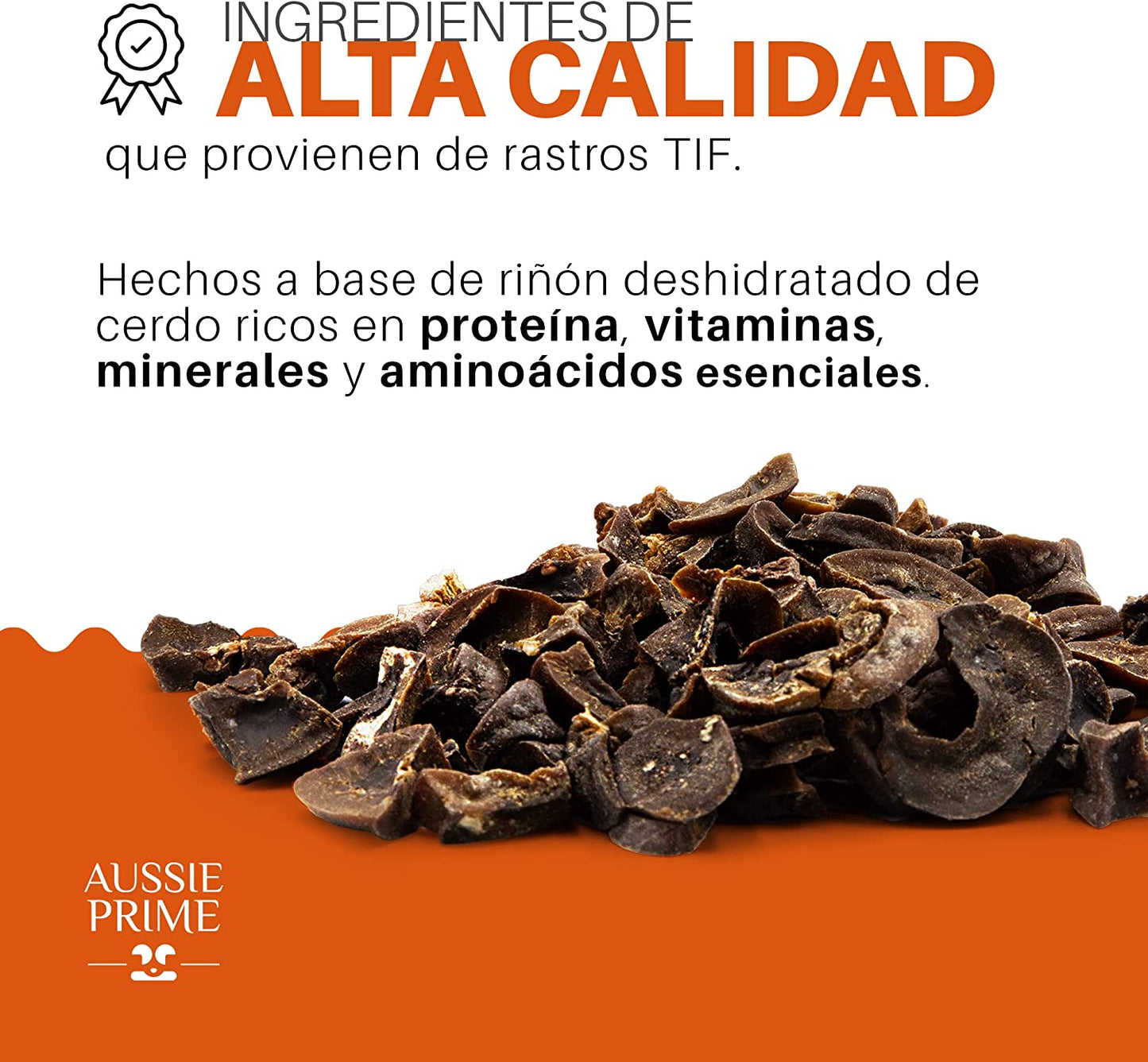 Premios para Perro – Riñon de Cerdo Deshidratado – 250 gr