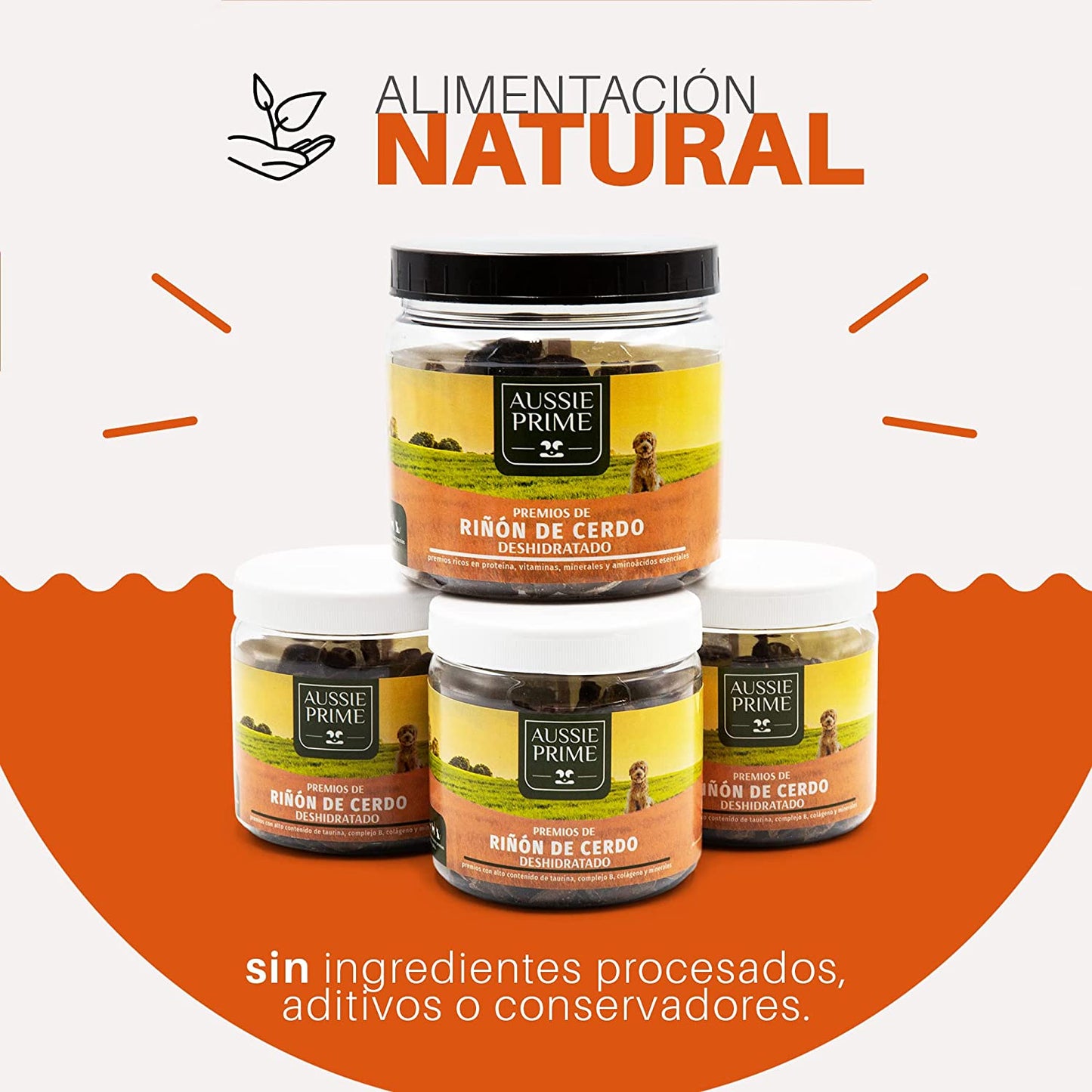 Premios para Perro – Riñon de Cerdo Deshidratado – 250 gr