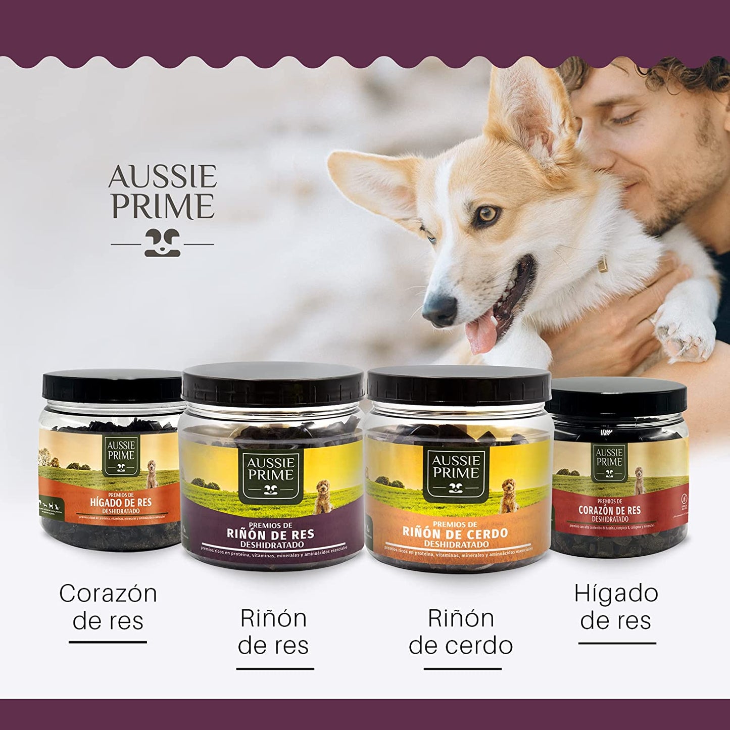 Premios para Perro – Riñon de Res Deshidratado – 250 gr